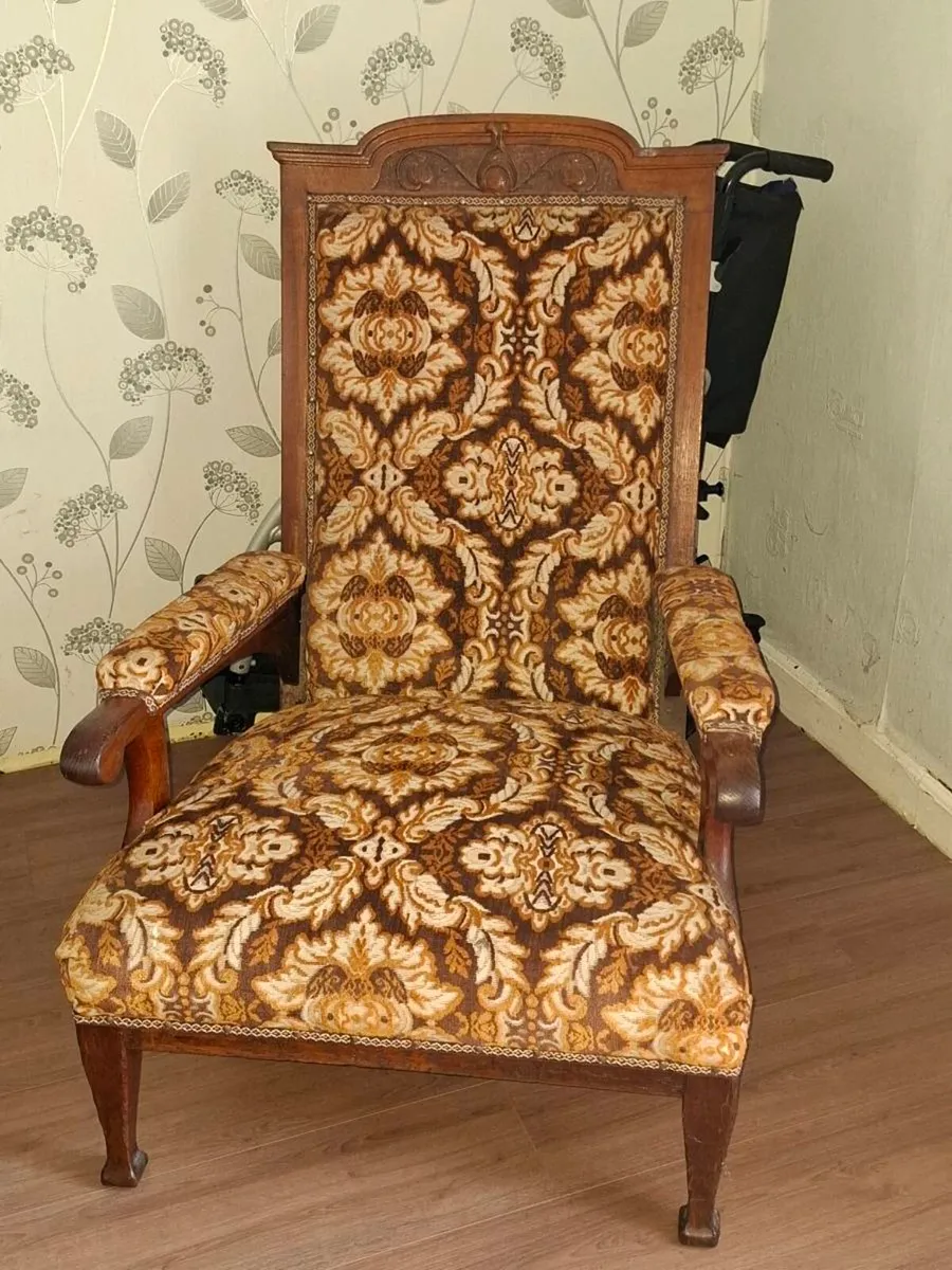 Antique Bedroom Chair - Image 1