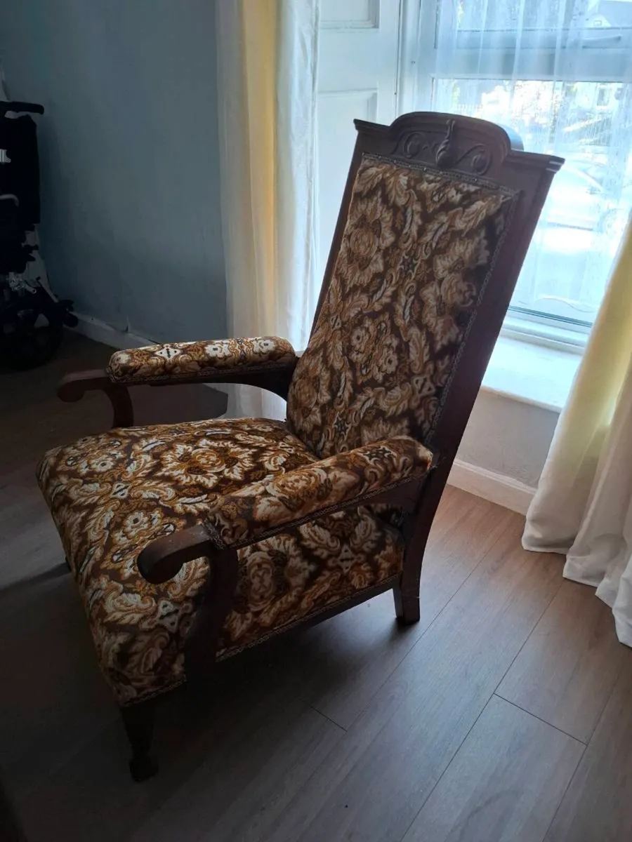Antique Bedroom Chair - Image 2