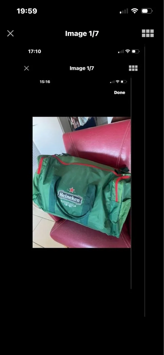 Large Heineken Sports/ Travel Vag - Image 1