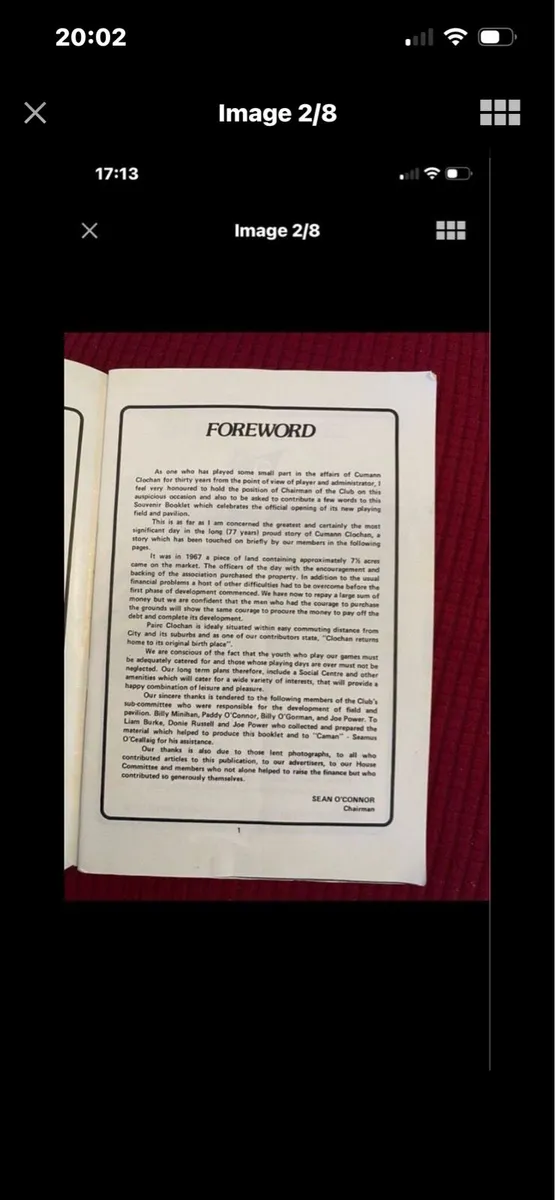 Clochan GAA Club Limerick Official Opening-1979 - Image 2