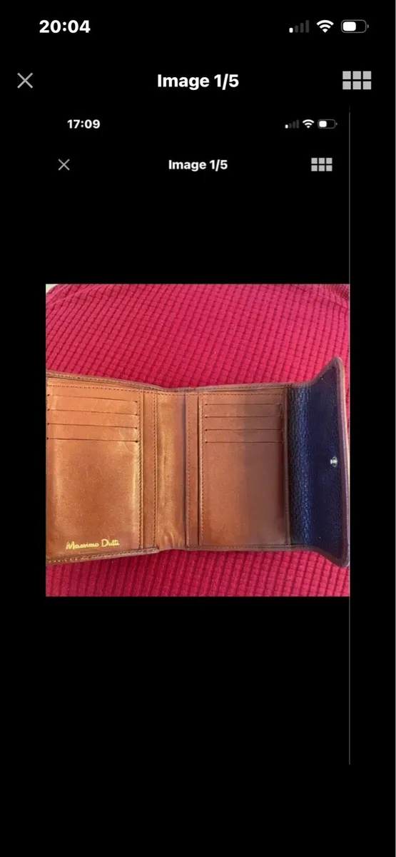 Massimo Dutti Leather Wallet - Image 1