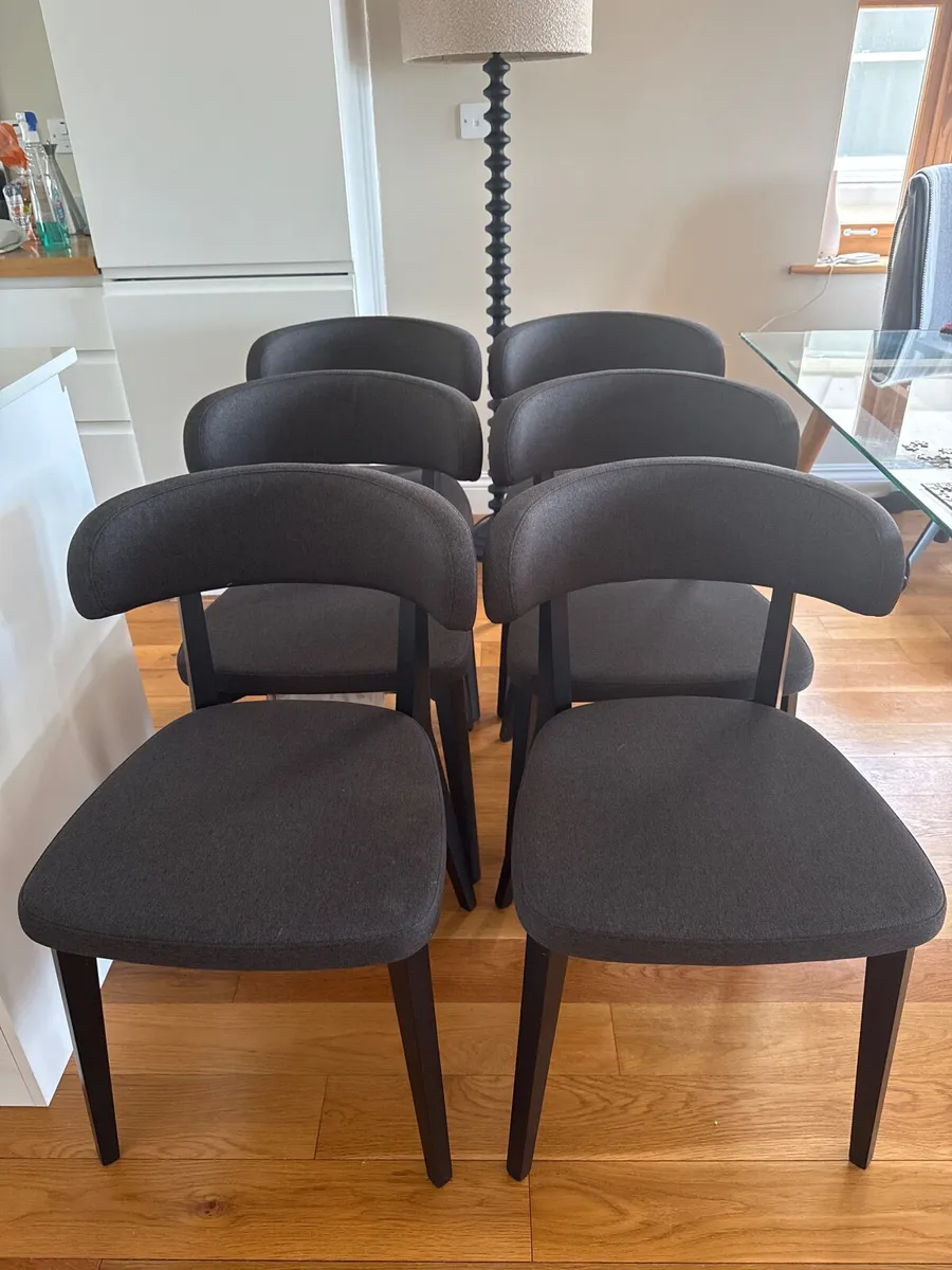 6 dining chairs - Image 1