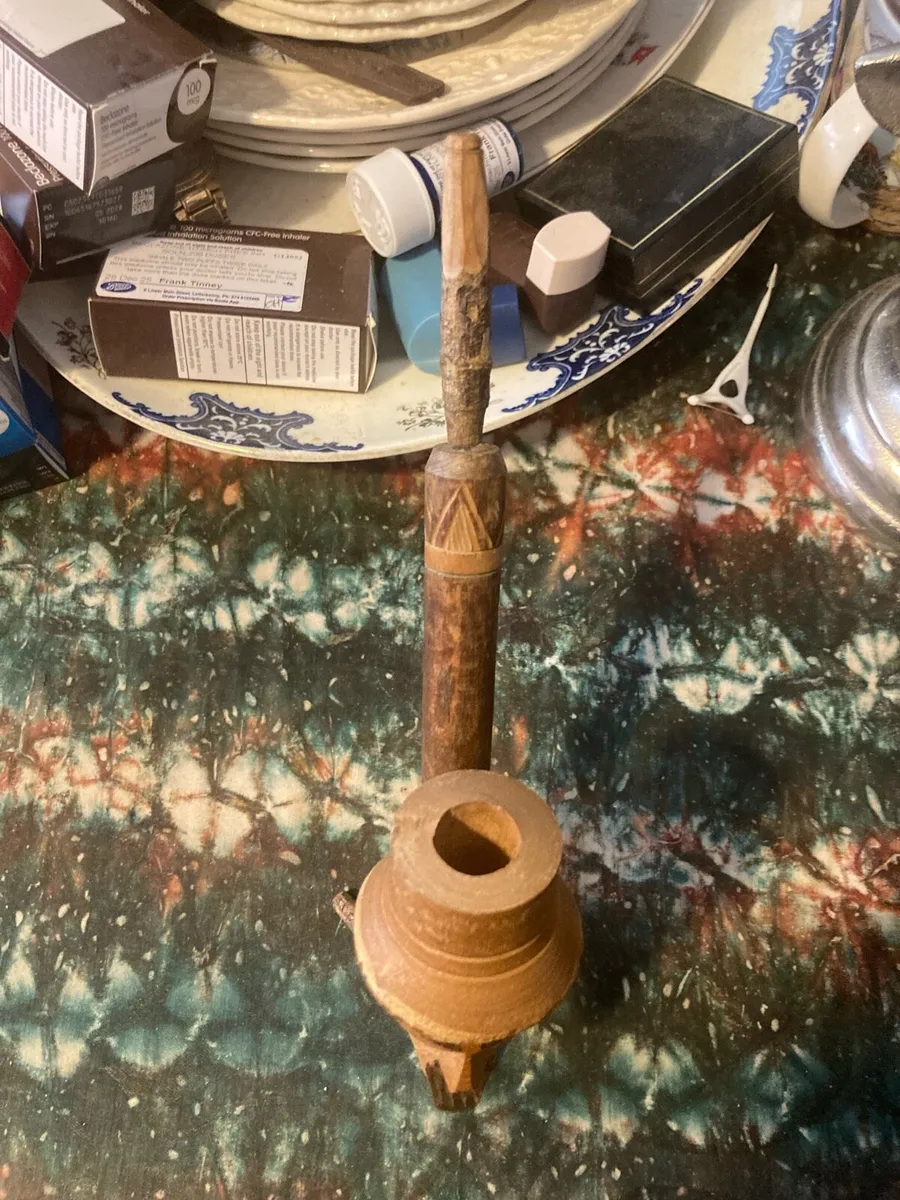 Folklore wooden pipe free postage - Image 2