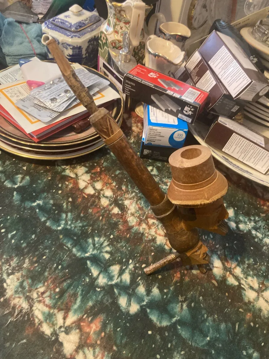 Folklore wooden pipe free postage - Image 1