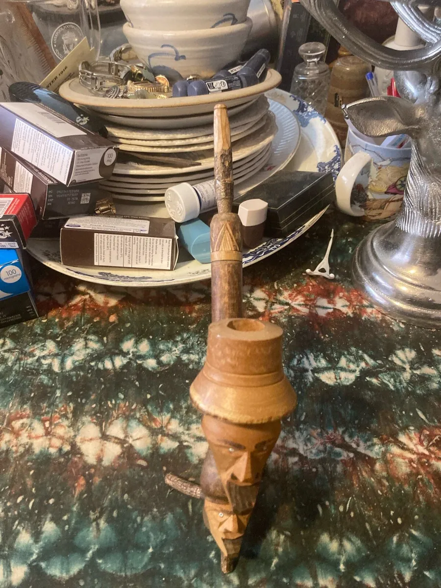 Folklore wooden pipe free postage - Image 3