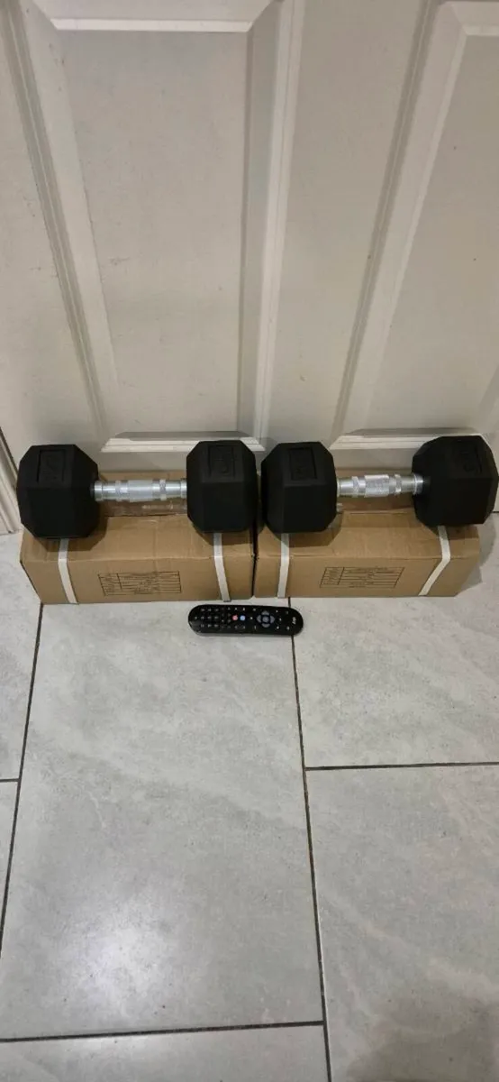 5x brand new sets of hex dumbbells - Image 2