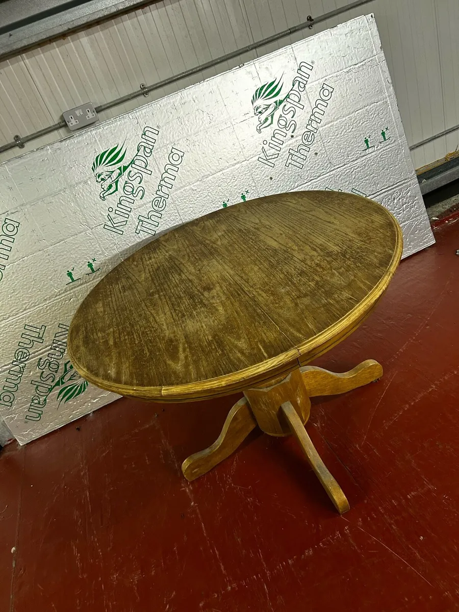 Wooden Round table - Image 1