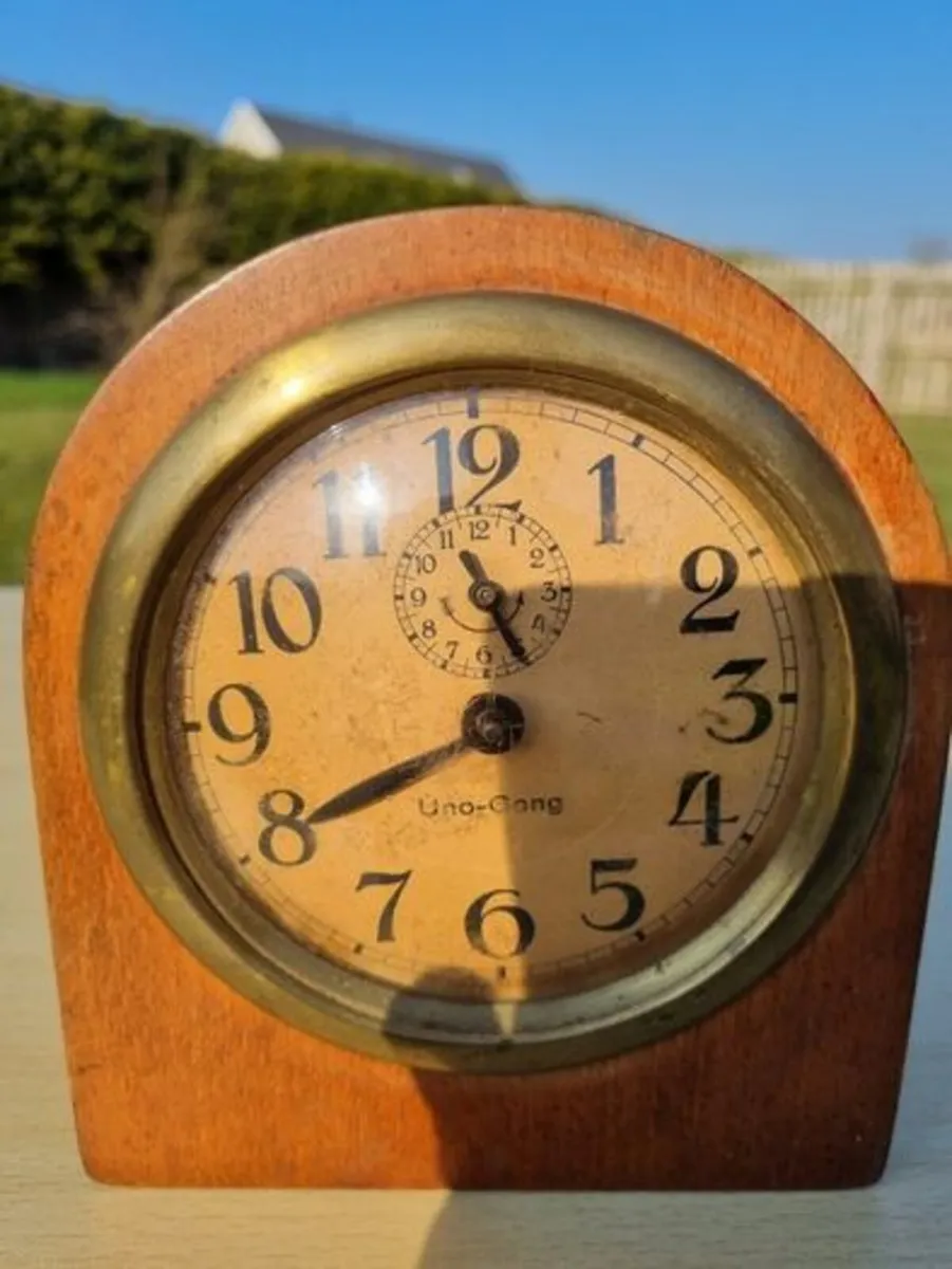 Vintage German Desk Alarm Clock - Image 1
