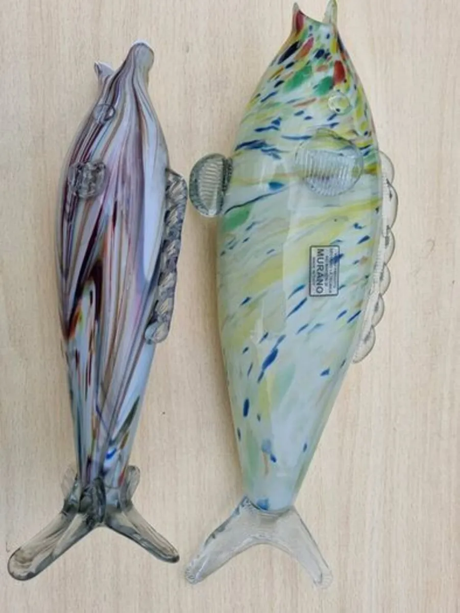 Two Murano Glass Fish - Image 3