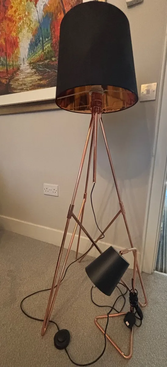 Set of 2 lamps (tall and table lamp) - Image 1