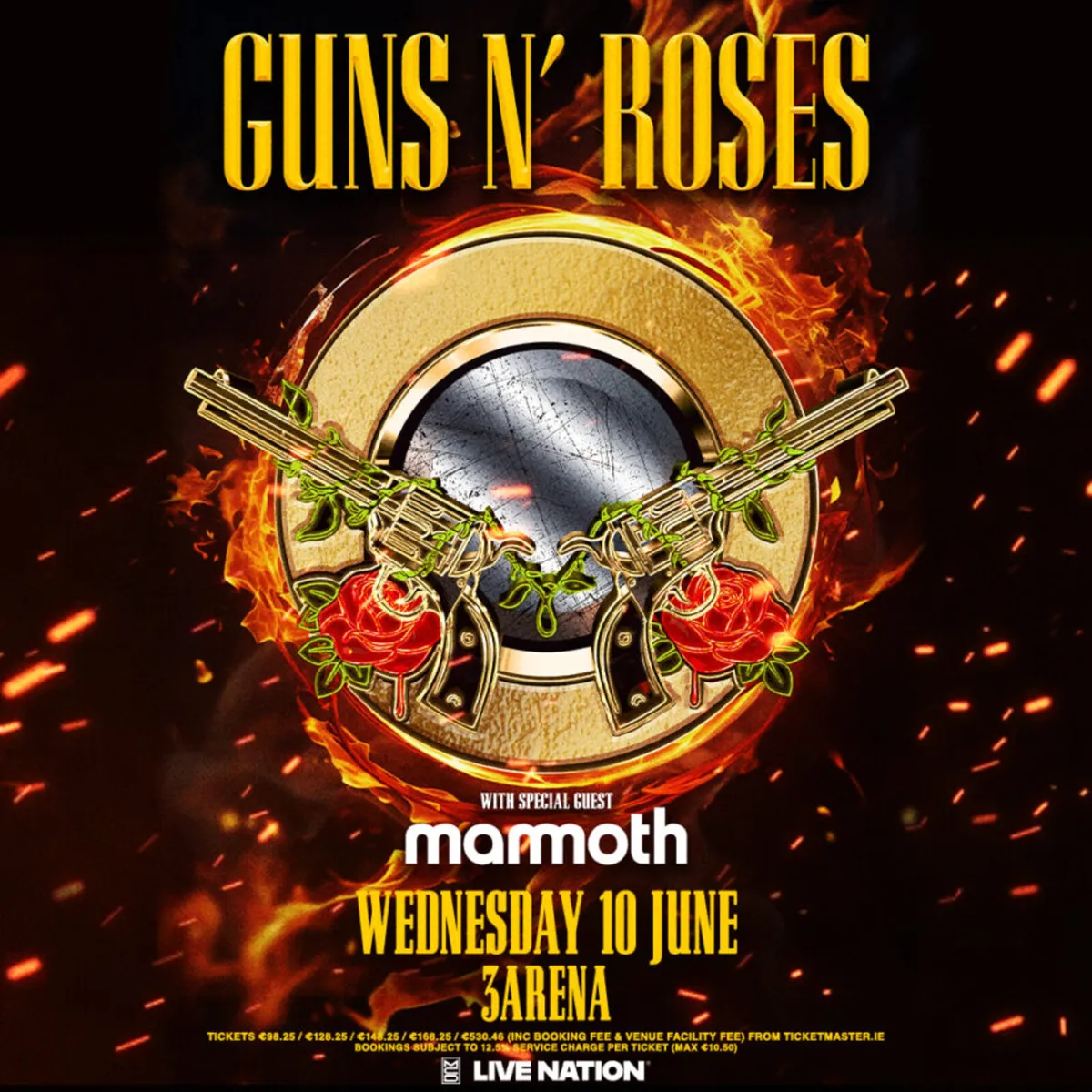 2 Guns & Roses Seated Tickets
