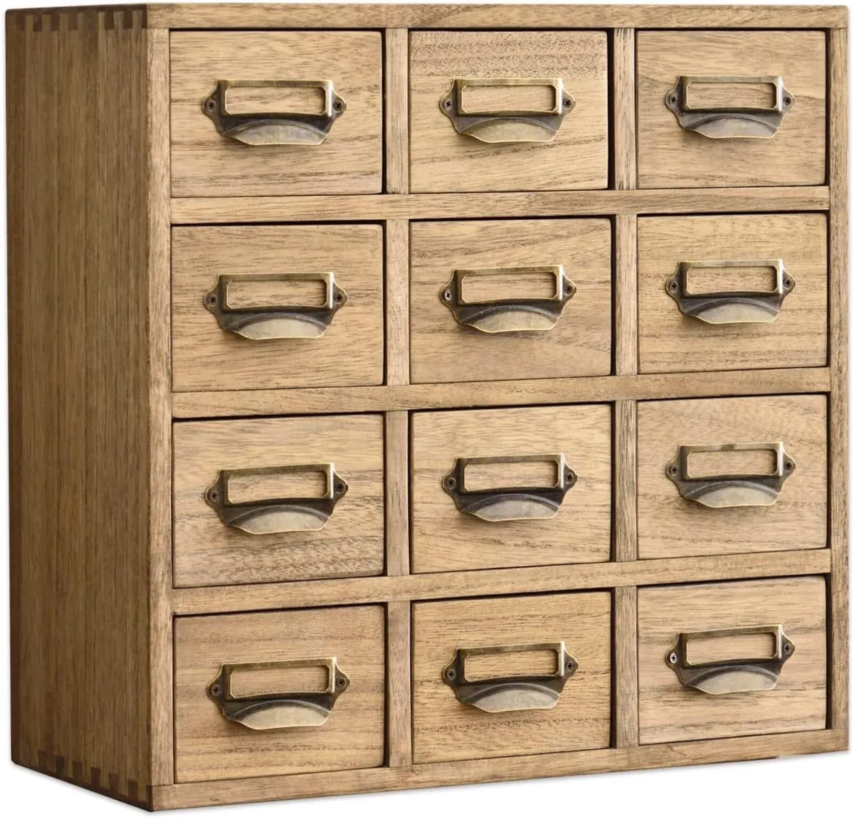 Wood Storage Drawer Units Desktop Organiser - Image 1