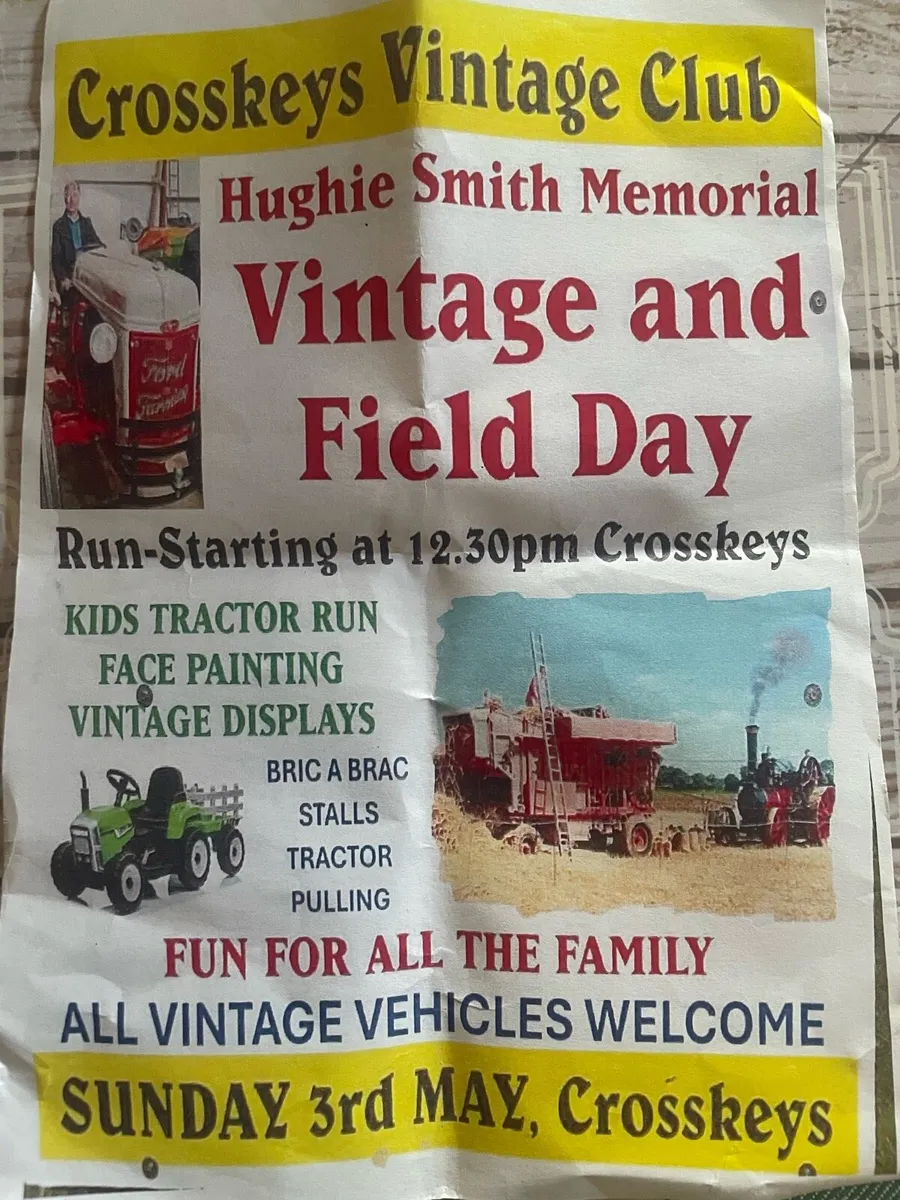 Vintage run 3rd May in Crosskeys