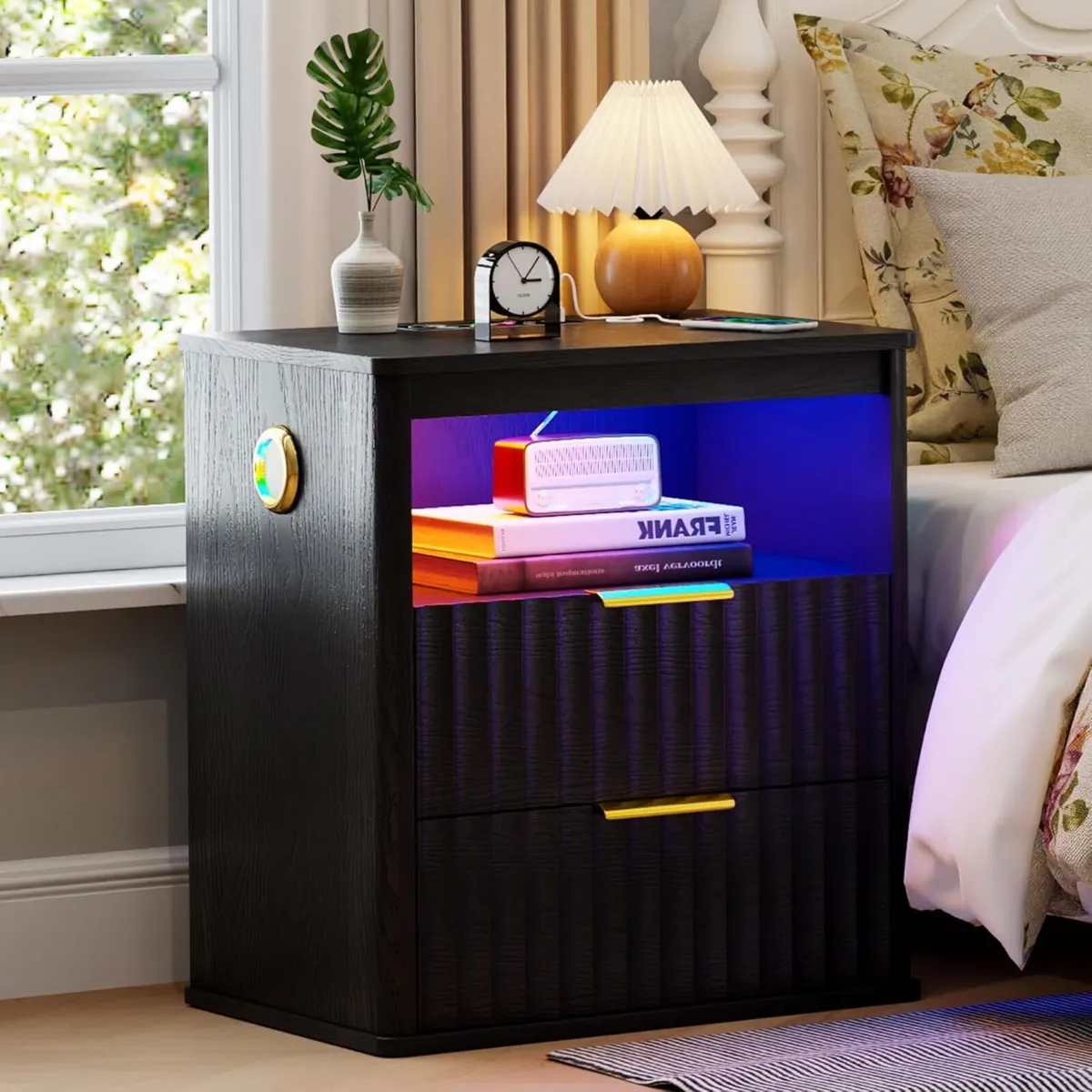Bluetooth Speaker Bedside Table -24 Color RGB - Image 1