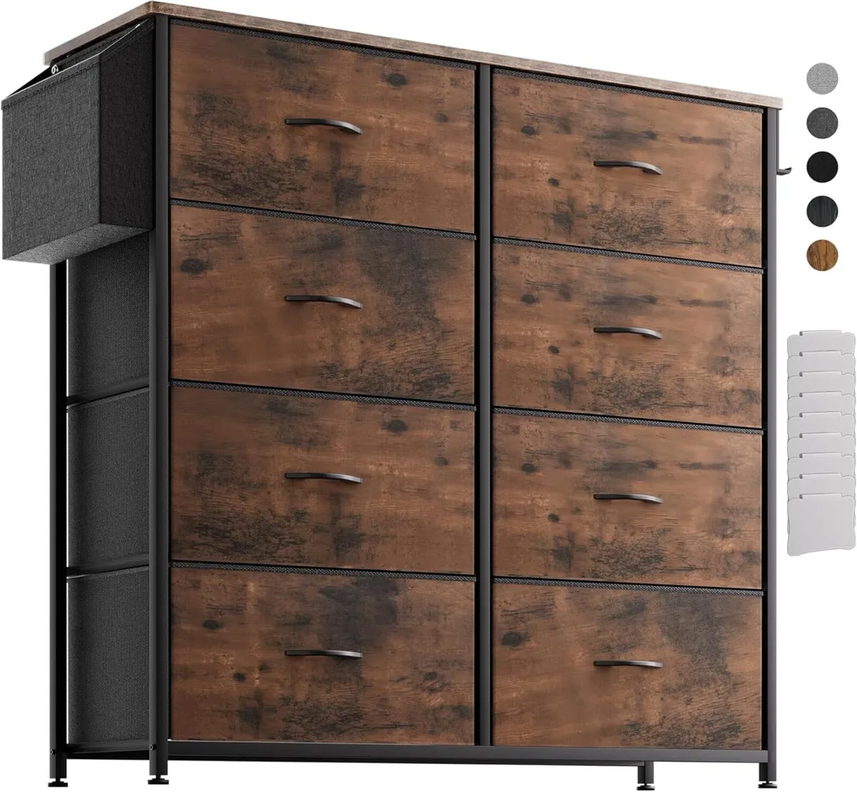 Fabric Chest of Drawers - Canvas Storage Unit - Image 1