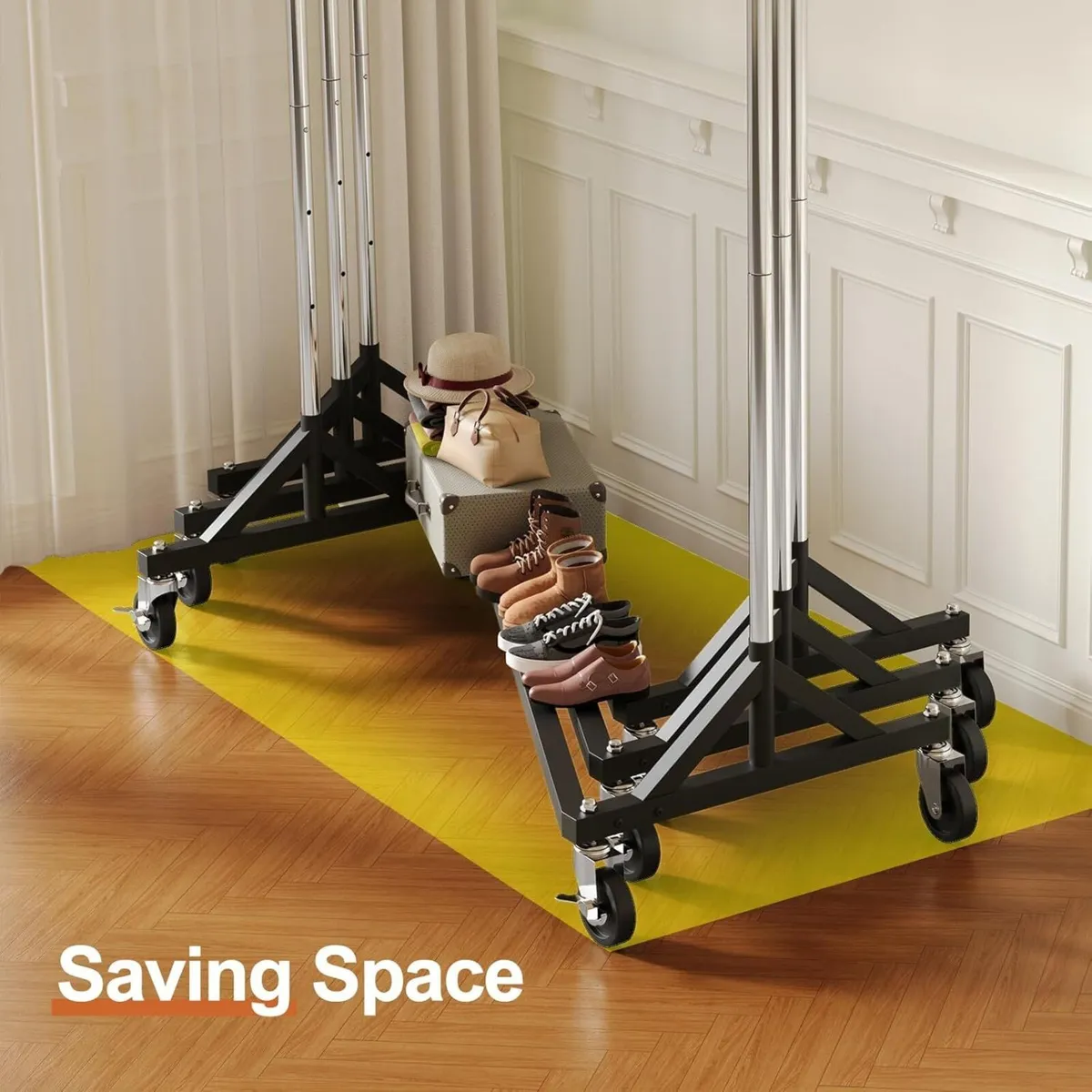 Commercial Heavy Duty Clothing Rack - Z Base - Image 2