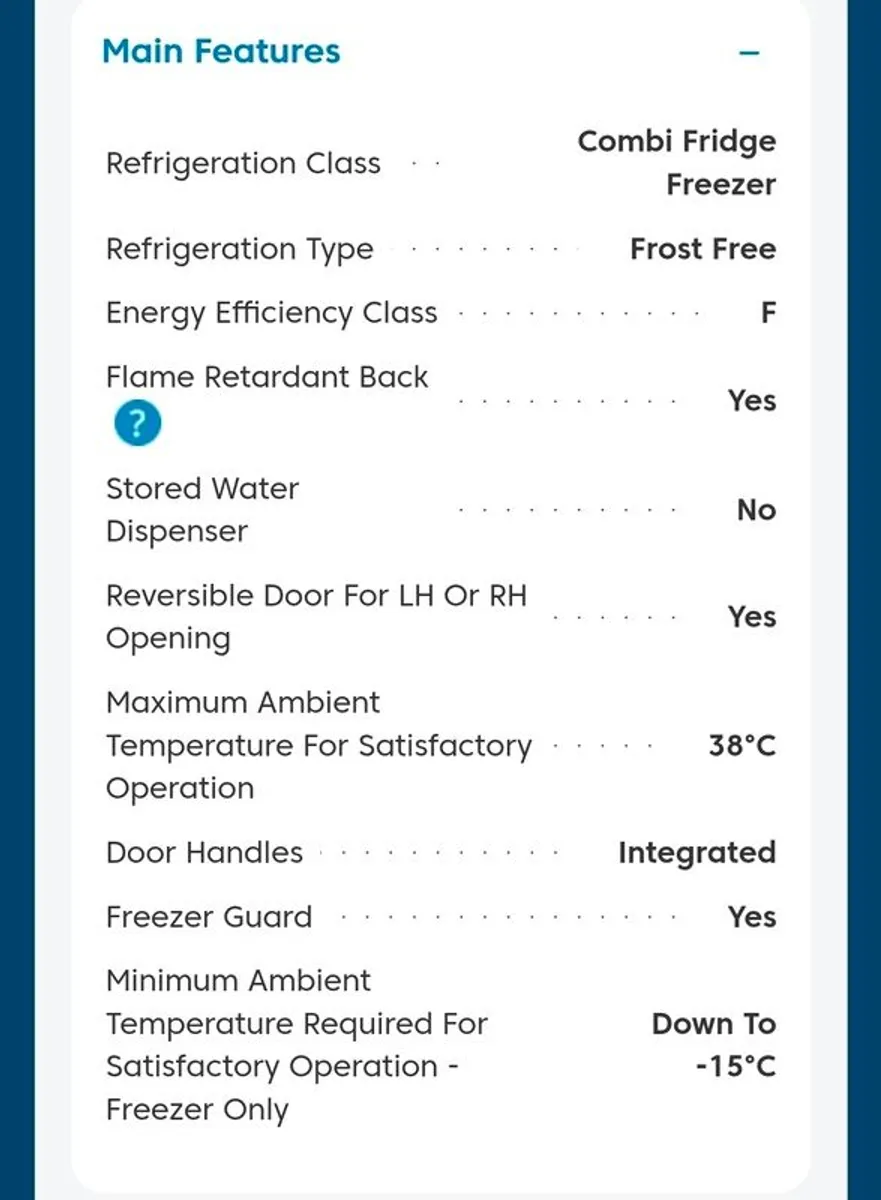 Beko Fridge Freezer - Image 3