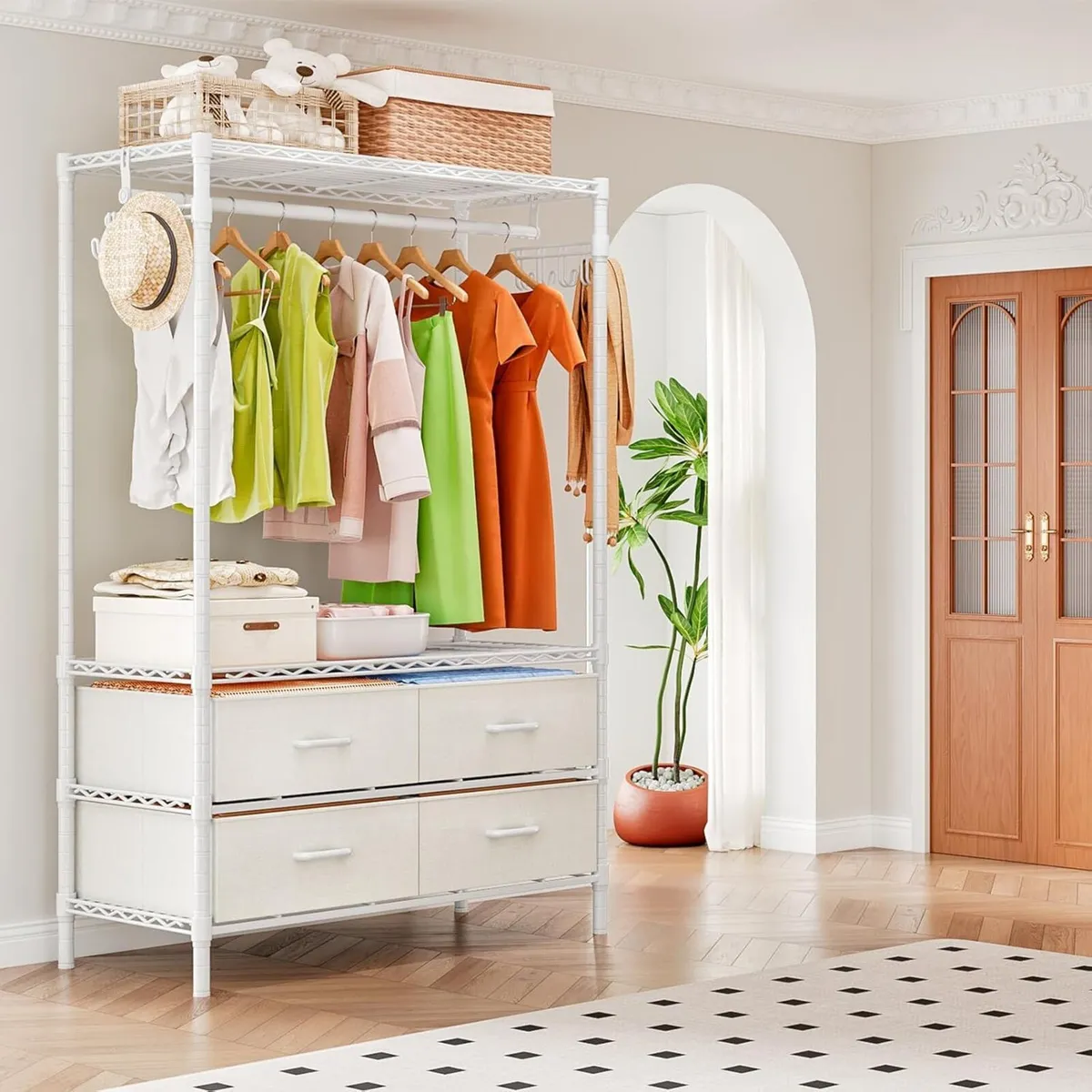 Clothes Rail Heavy Duty Clothing for Hanging - Image 2