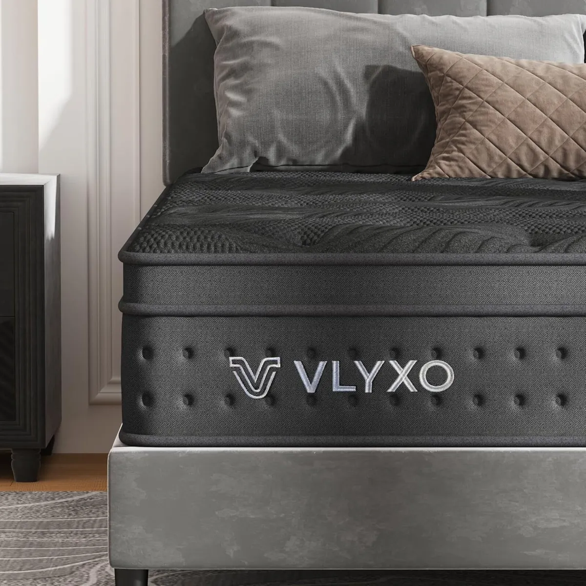 Double Mattress 4FT6 10 Inch Hybrid Gel Memory - Image 1