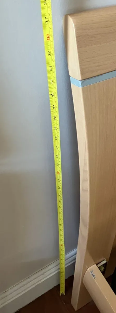 Double Bed - Sleigh style in maple - Image 4