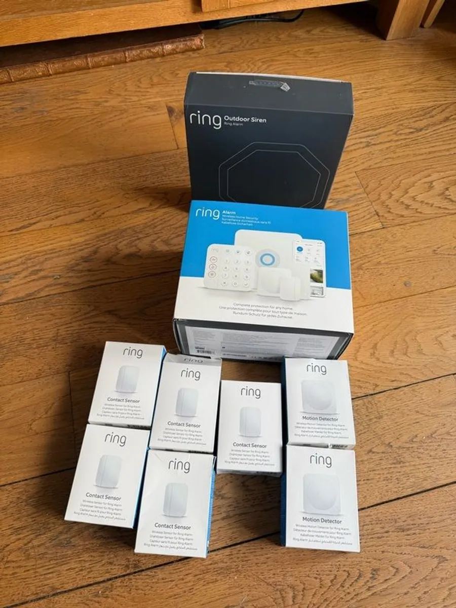 BUNDLE Ring Alarm 5 Piece 2nd gen + 2 motion sensor + 5 contact sensor + siren - Image 2