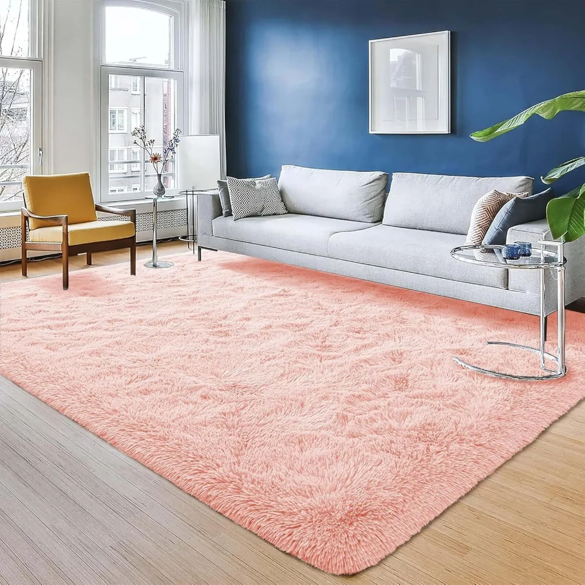Rugs Living Room Large 200x290 cm Soft Fluffy - Image 1