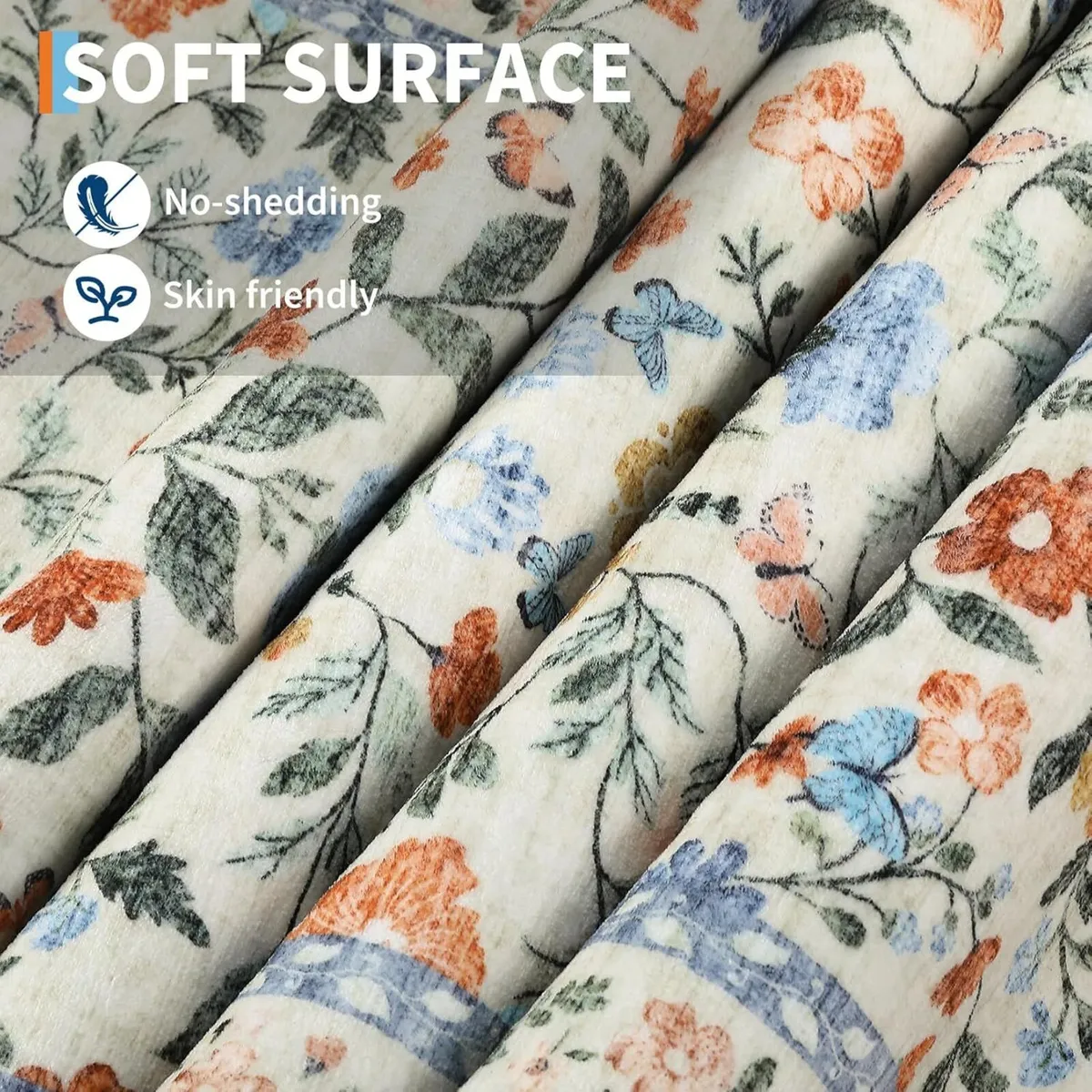 240x340 cm Extra Large Floral Rug for Bedroom - Image 3