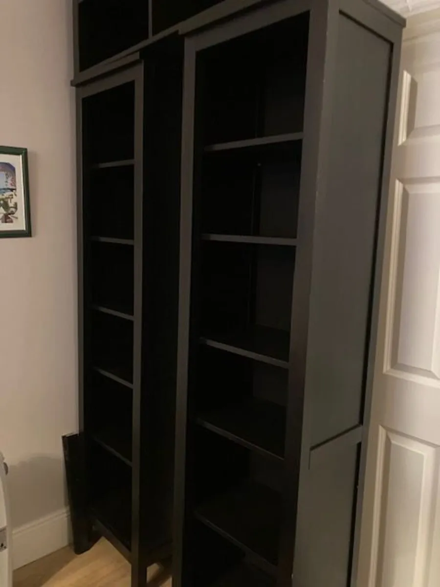 Shelves - Ikea Hemnes Black/Brown Shelves for Sale - Image 1