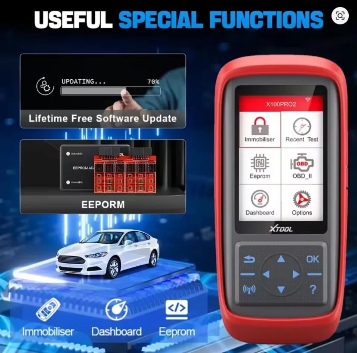 XTOOL X100 Pro2 OBD2 Scaner Key Programmer - Image 2