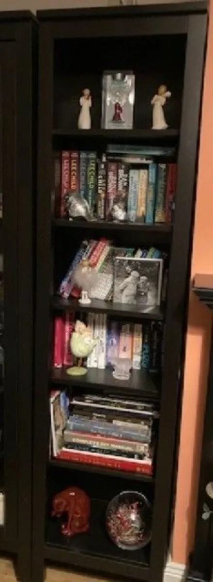 Shelves - Ikea Hemnes Black/Brown Shelves for Sale - Image 2