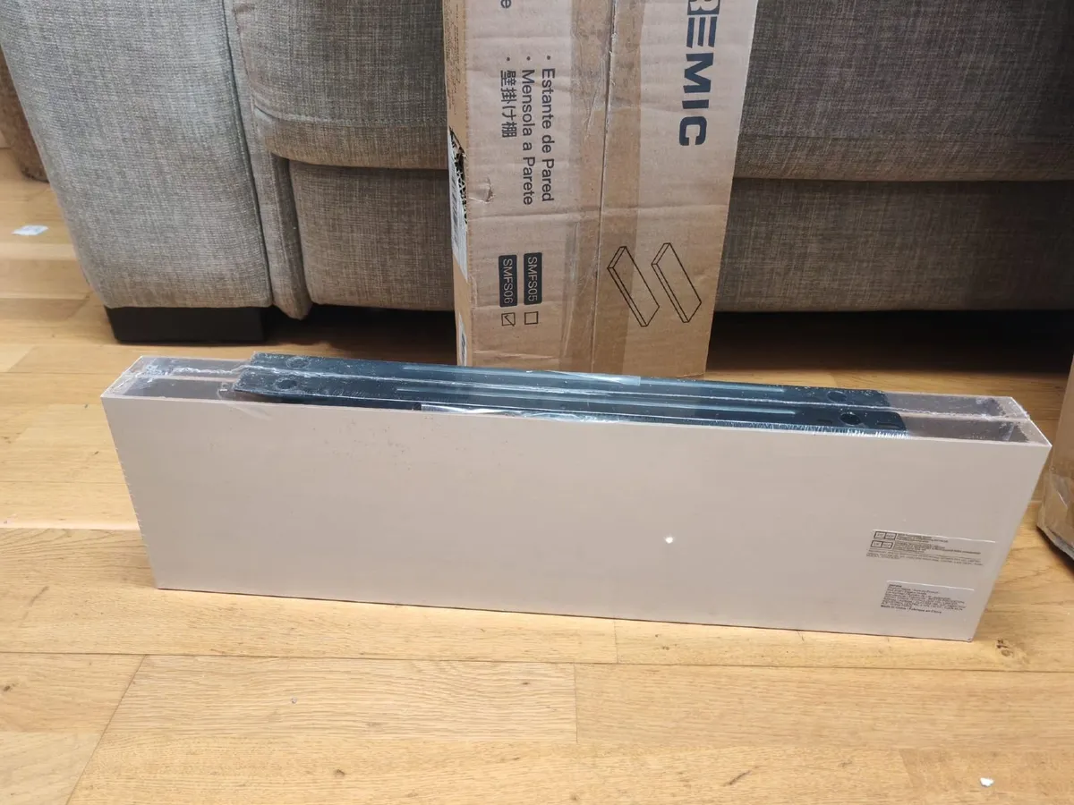 White Floating Wall Shelves (Set of 2) - Image 3