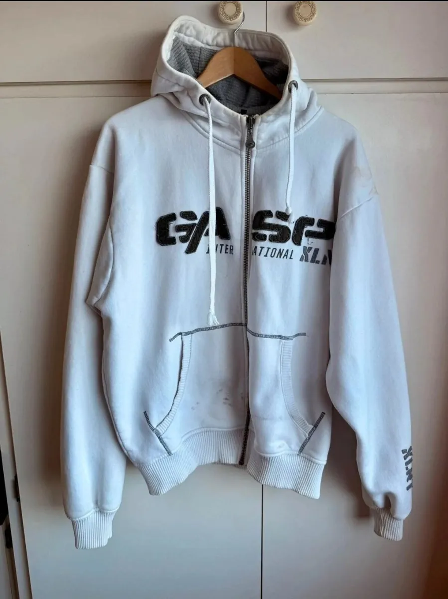 GASP 1.2 lbs Hoodie – White (Size XL) - Image 3