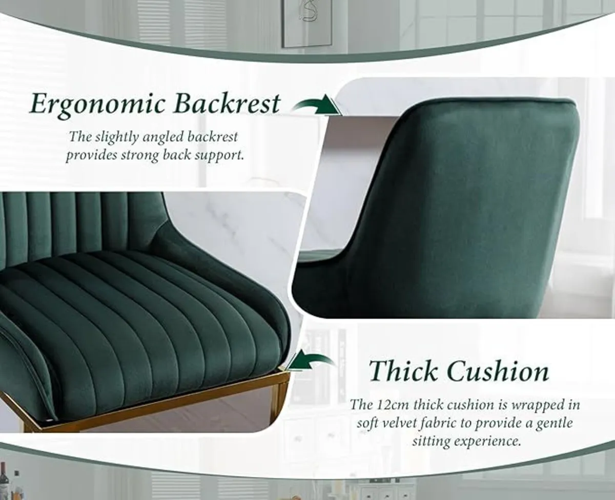 Bar stools Velvet Luxurious Comfort & Sleek Style - Image 3