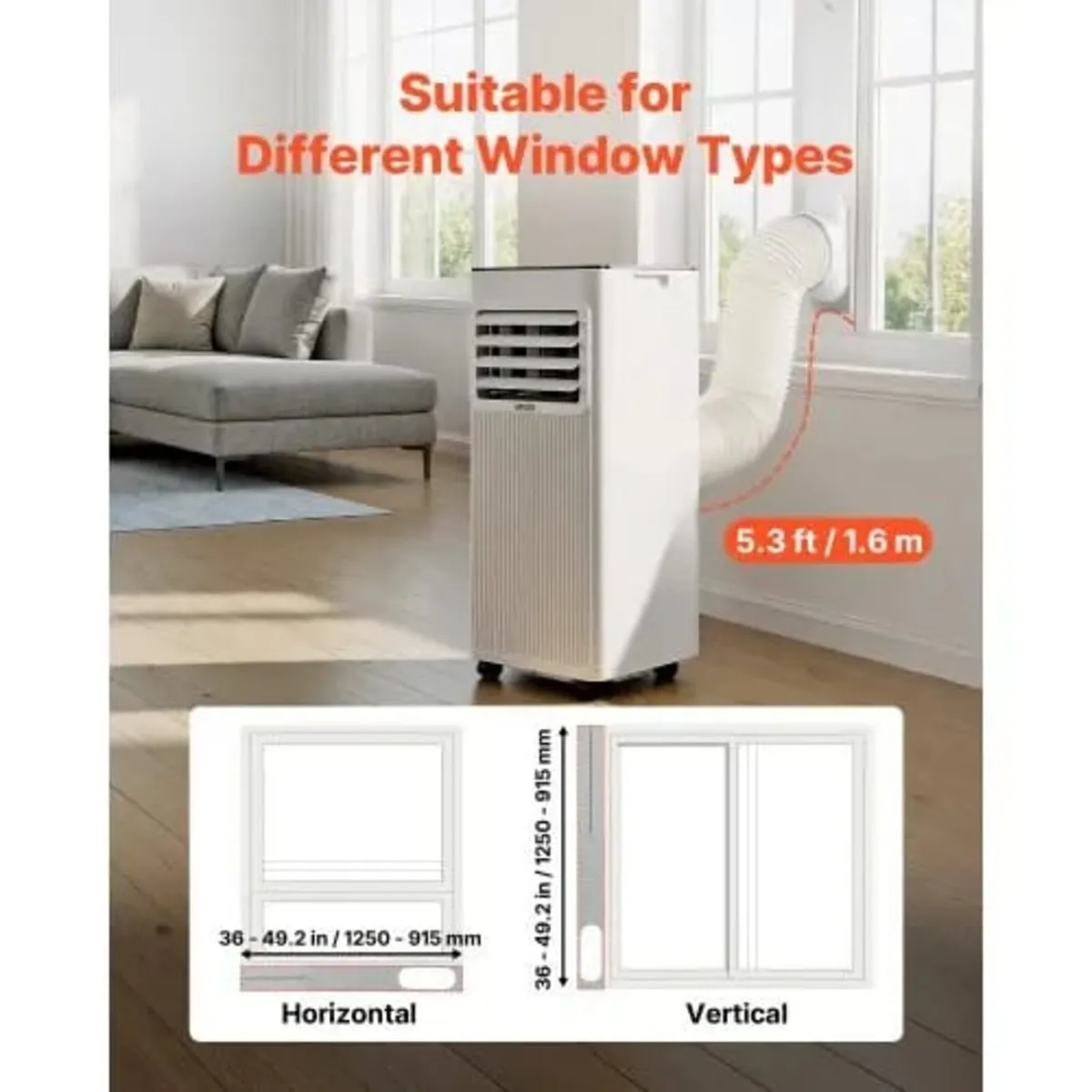 Air Conditioner, 9000 BTU 2.6kW 3-in-1 Standing Co - Image 2