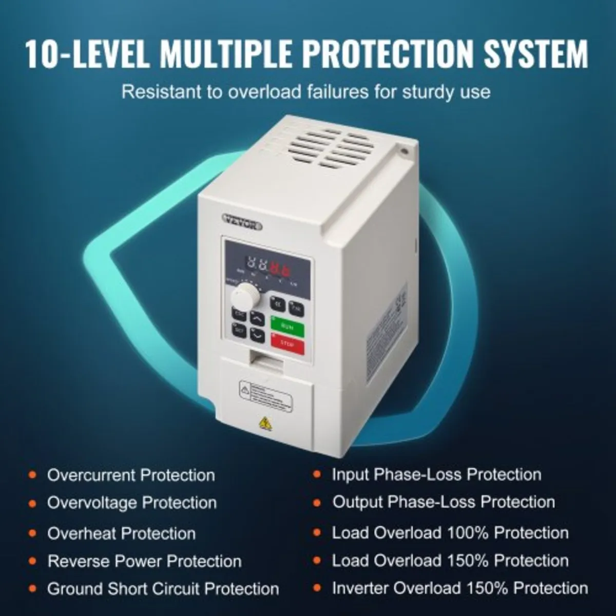 VFD 4HP, 3KW, 14A, 1 or 3 Phase AC 220V Input to 3 - Image 3