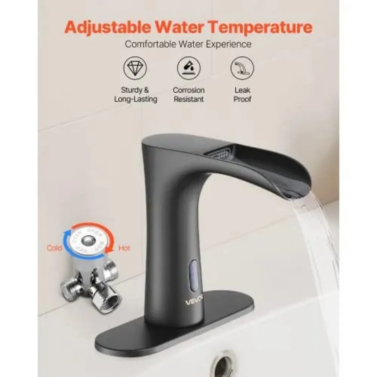 Touchless Bathroom Sink Faucet, Automatic Motion S - Image 3