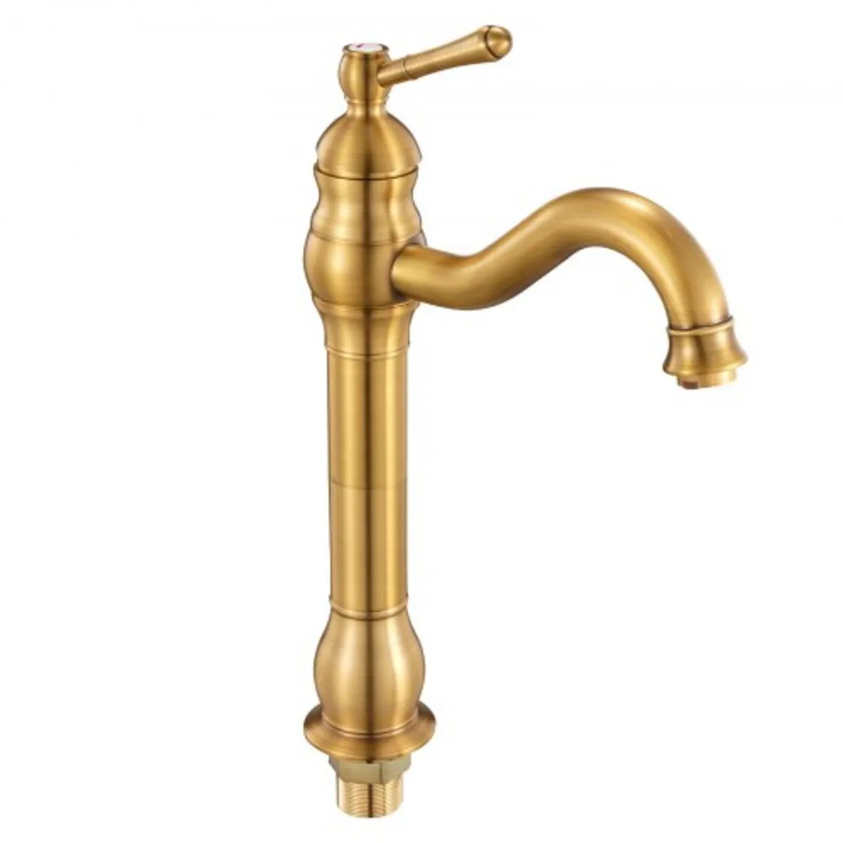 Sink Faucet, Solid Brass Single Handle Kitchen Fau - Image 1