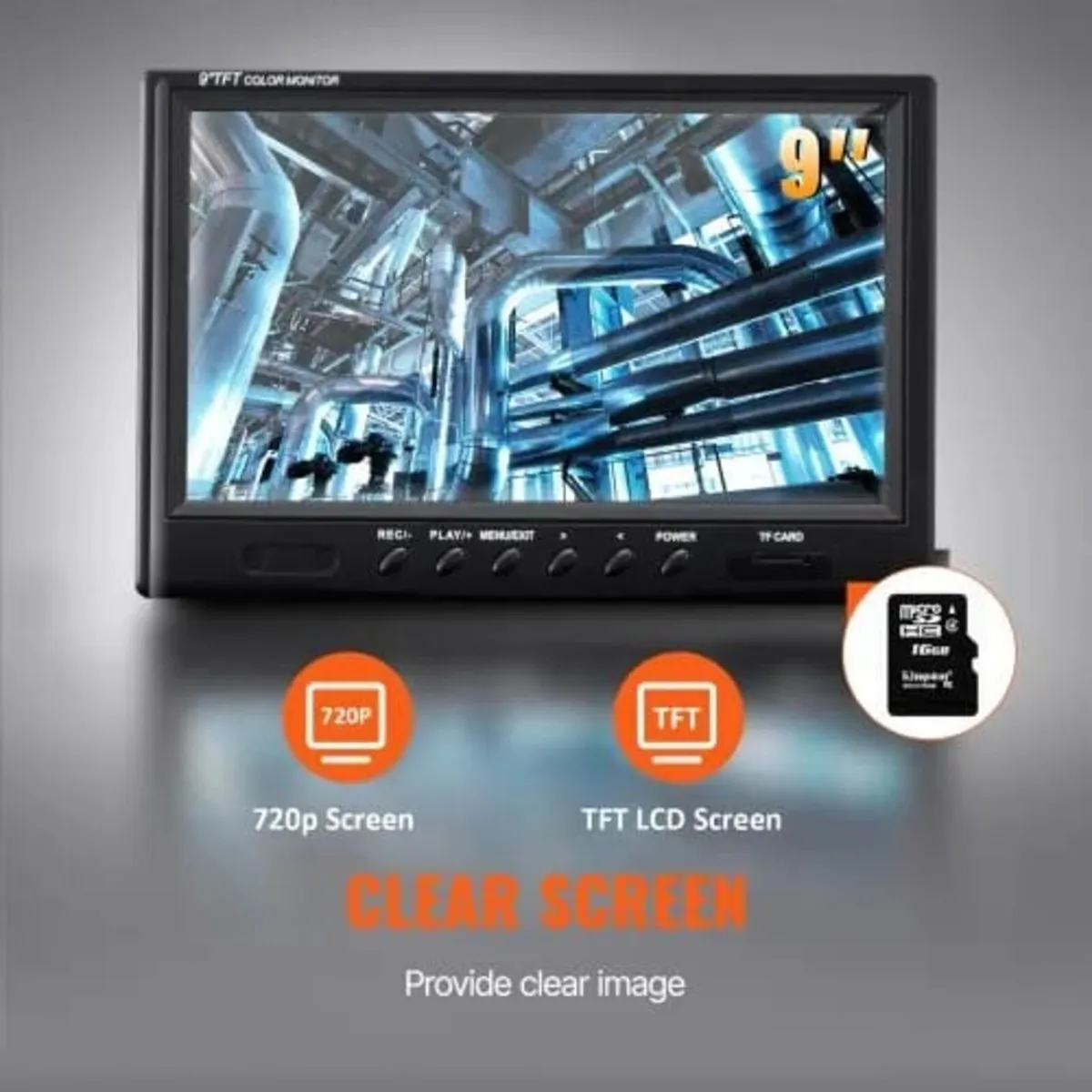 Sewer Camera Pipe Inspection Camera 22.9cm 720p Sc - Image 3