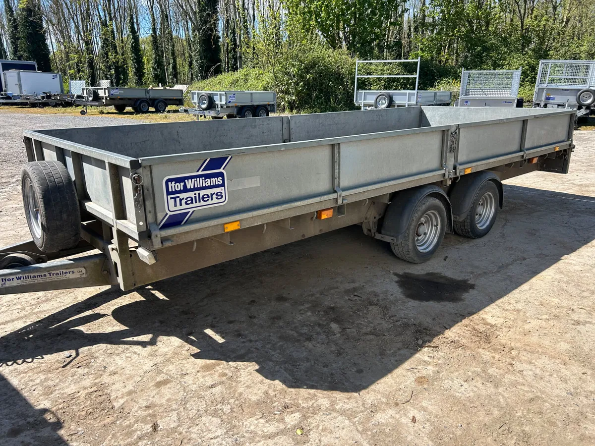 Ifor Williams  16x6.6 LM166 Dropside Trailer - Image 1