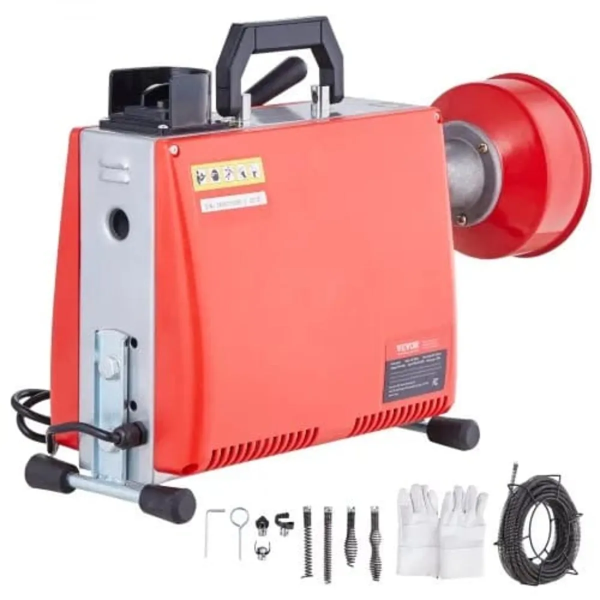 Drain Cleaner Machine 20m x 16mm 250W Sewer Snake - Image 1
