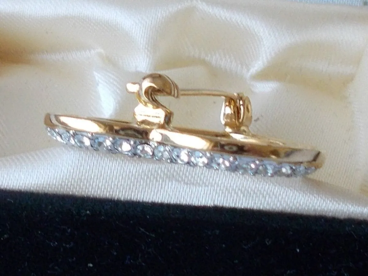 Gold Plated Heart Brooch + 1 - Image 2