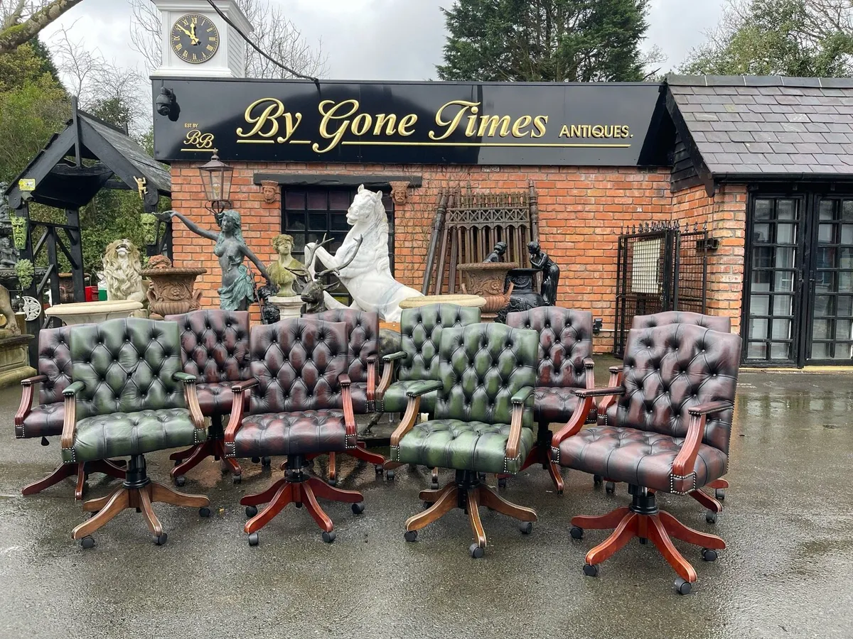 Captains desk office chair - Image 4