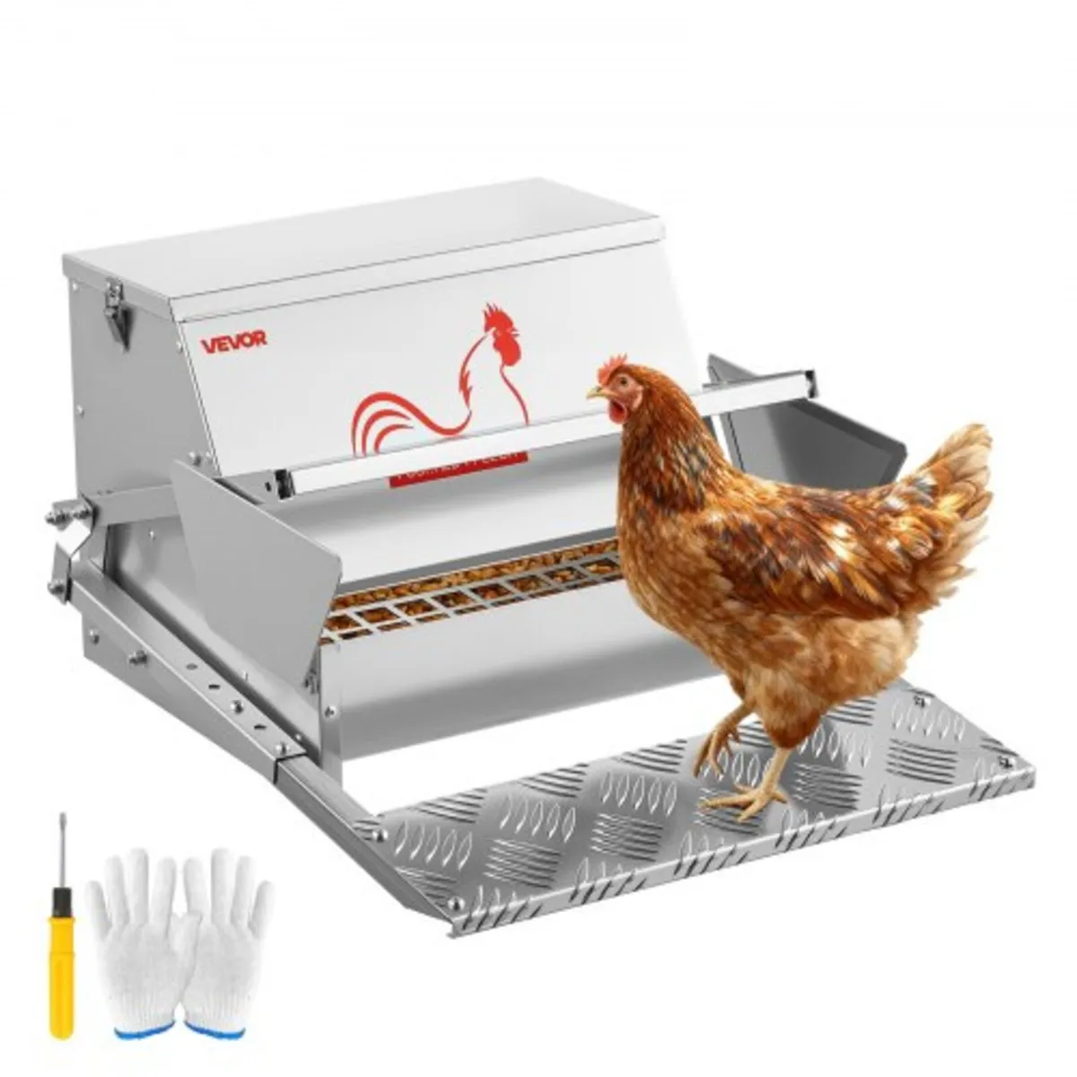 Automatic Chicken Feeder, 11.34 kg Capacity, Rainp - Image 1