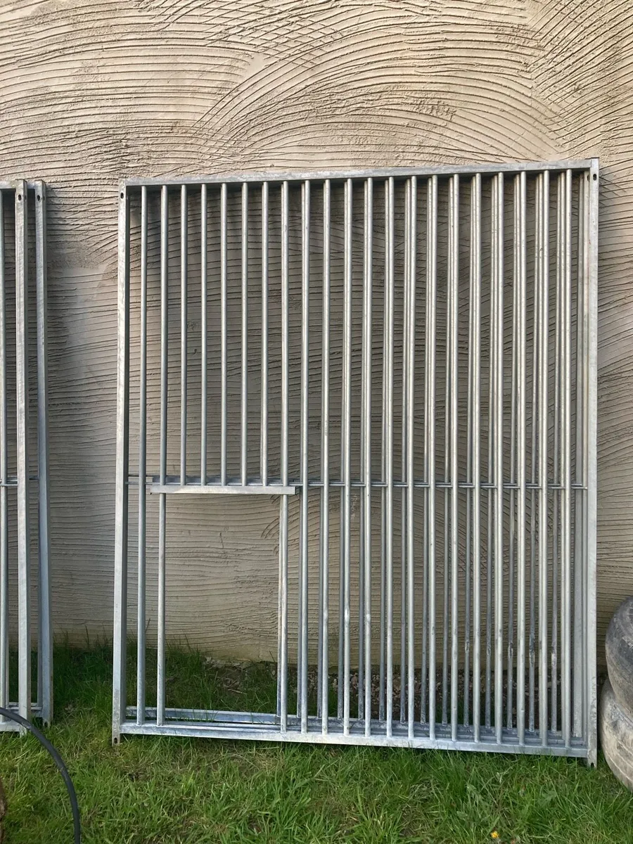 Fully Galvanised panels 7 in total - Image 1
