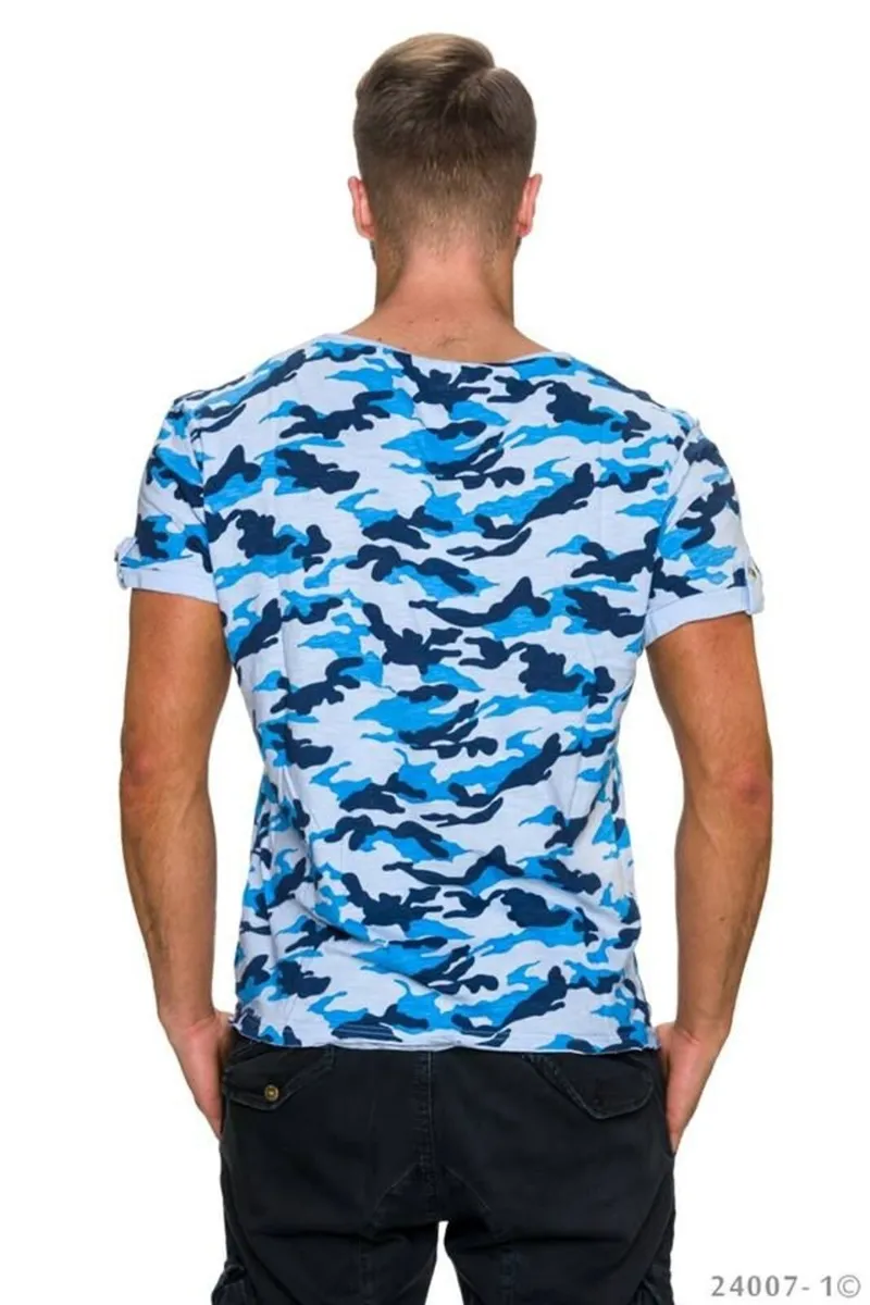 Camouflage style t shirt brother-f - Image 2