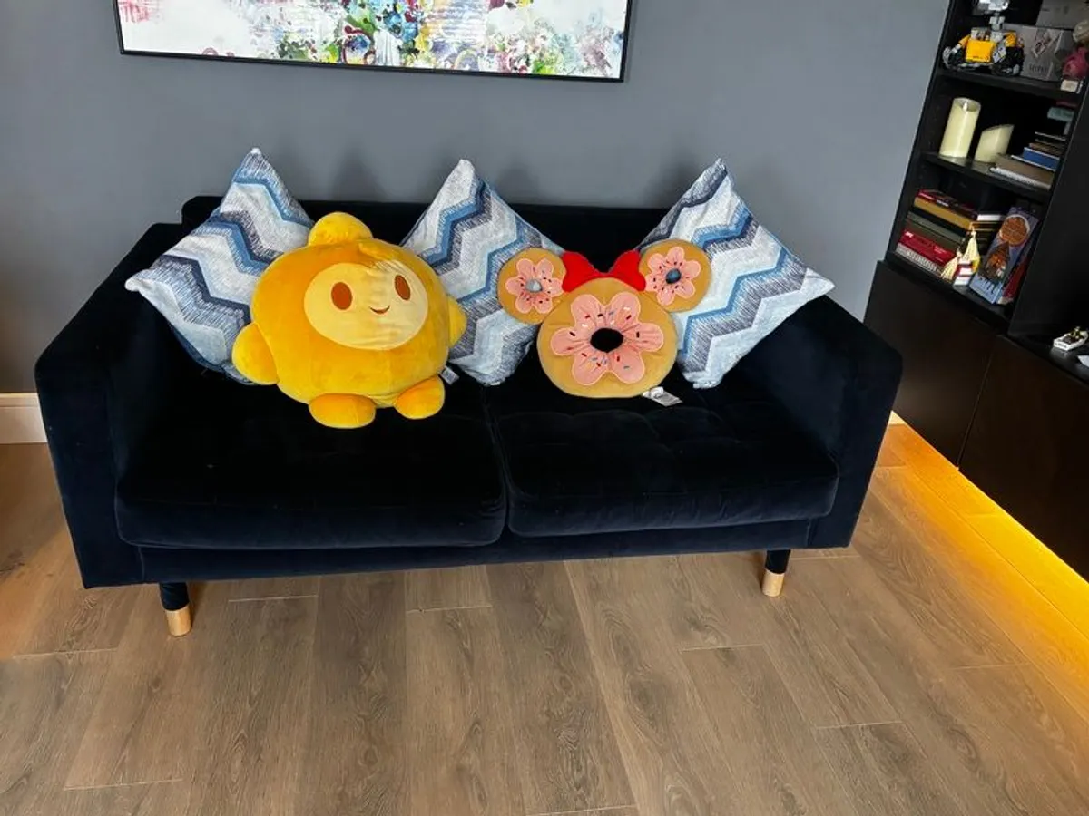 IKEA 2-Seater Velvet Sofa - Quick Sale - Image 1