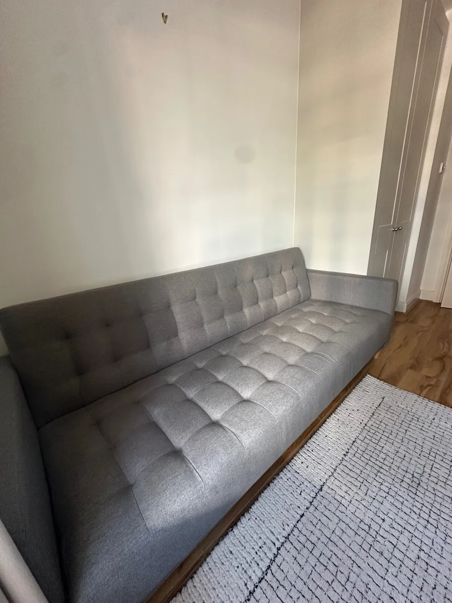 Grey Sofa Bed – Excellent Condition | Dublin - Image 3