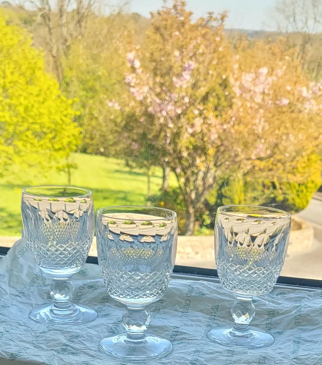 Waterford Crystal  Colleen Glasses x 3 - Image 1