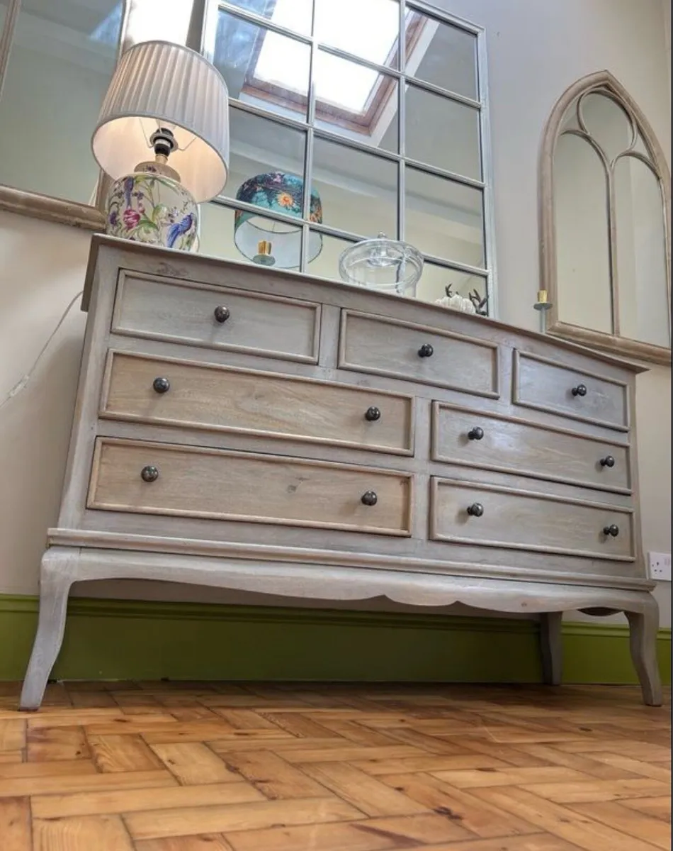 Stunning Antique Style Solid Wood Sideboard - Image 1