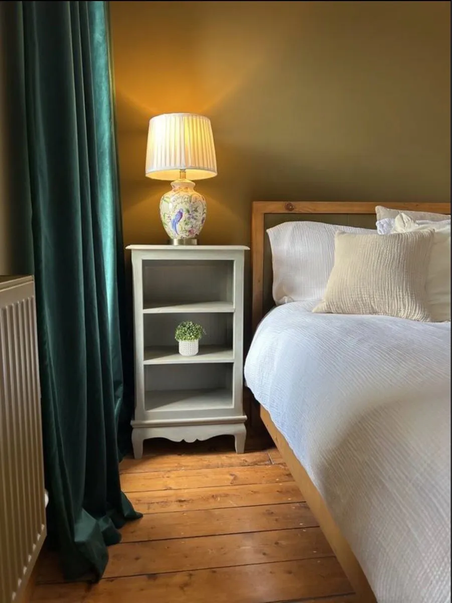 Stunning Antique Style Solid Wood Bedside Tables - Image 2